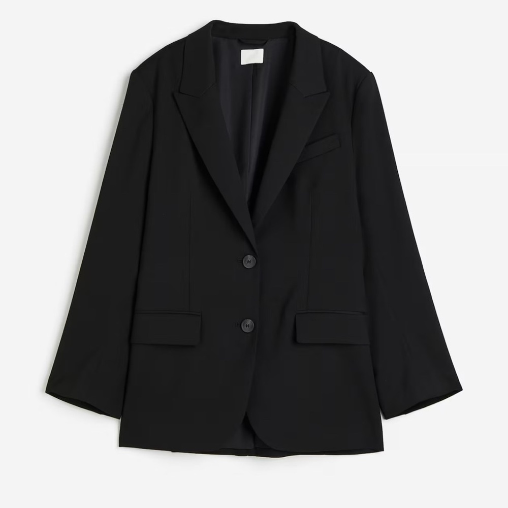H&M Oversized Black Blazer for Women